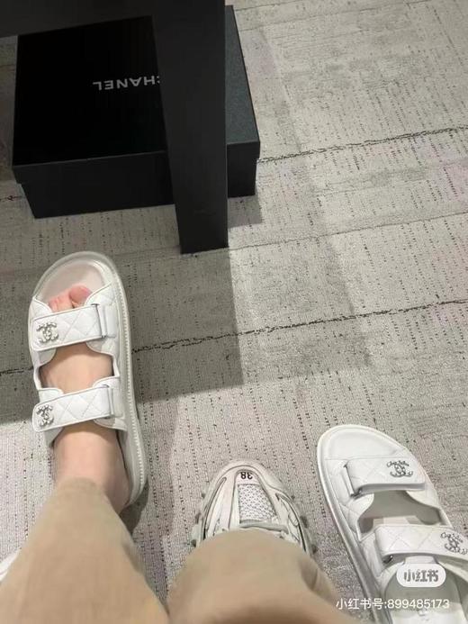 𝐂𝐇𝐀𝐍𝐄𝐋香奈儿新疆魔术贴沙滩凉拖（HC） 商品图6