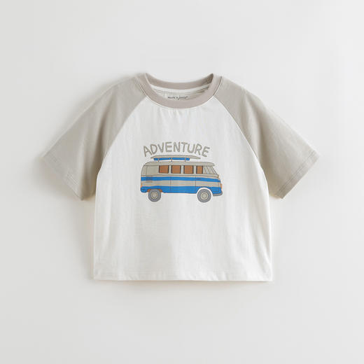 马克珍妮男童卡通汽车亲肤短袖T恤 宝宝上衣2025年夏装新款550809 商品图3