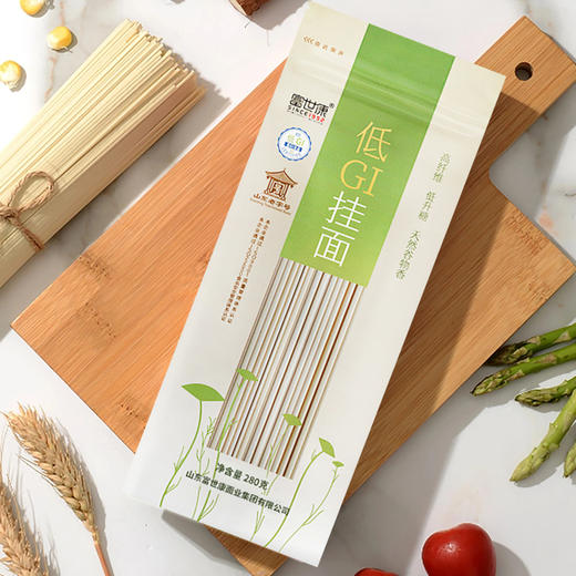 富世康低GI挂面280g/袋 面条主食青稞苦荞麦面 山东老字号 商品图2
