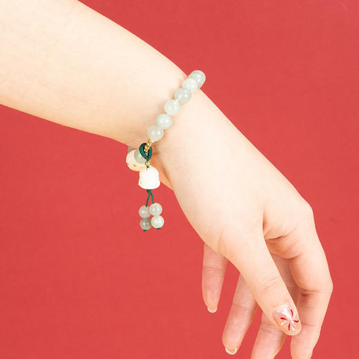 西泠印社 金丝玉手串/猫爪檀香木/白玛瑙手串/猫爪翡翠石手串/如意锁朱砂手串/转运珠朱砂手串 商品图3