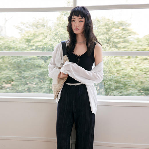 【BHH】【任选2件 单件不发】【黄金三角！羊毛×兰精天丝】ROW款平替春夏打底背心  WJ-9961 商品图2