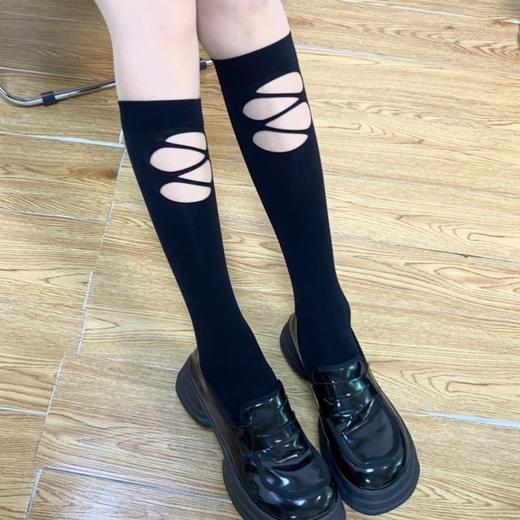 【一撕即爽】可爱性感镂空学生半腿袜 过膝袜性感黑丝诱惑装可撕激情内衣女A63A64 商品图6