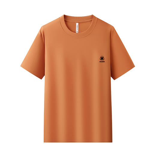 【精梳棉】【DX】大依优型大码短袖T恤圆领时尚潮流宽松潮牌加肥加大上衣男士半袖打底 商品图0