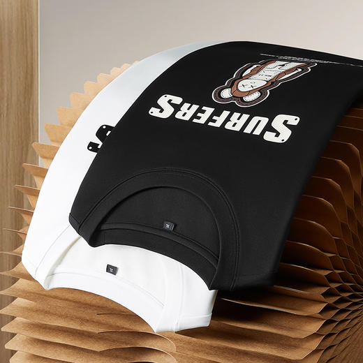 【棉质】【DKP】大依优型大码圆领短袖T恤轻奢休闲短袖男宽松T恤上衣胖子半袖 商品图3