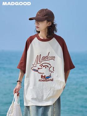 马得工地/MDGDDX620/涂鸦小狗T恤