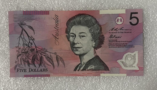 澳大利亚独特的塑料钞纪念卡（带5澳元塑料钞一张） 商品图0
