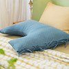 瑞士十字纹系列侧睡U型枕护颈椎助睡眠荞麦壳皮成人睡觉家用U型抱枕可拆洗 商品缩略图4