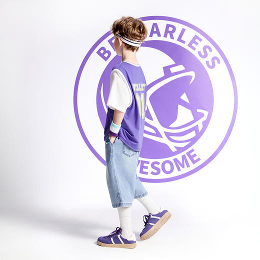 【实体店同款】男童圆领短袖上衣夏季新款安奈儿童装AB521632 商品图5