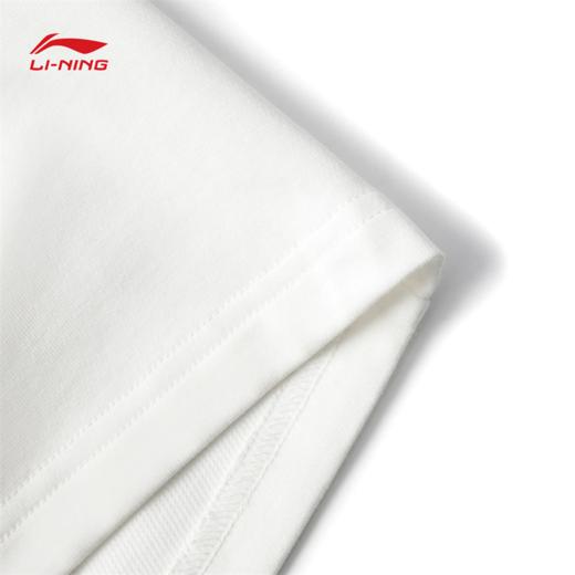 李宁运动潮流系列女子吸湿排汗舒适干爽宽松短袖文化衫AHSV194 商品图8