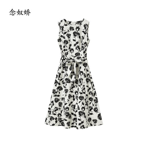 【商场同款】CND5367 “ 玫瑰剪影裙 ” 亲肤舒适 轻盈而坚韧 花型连衣裙 商品图8