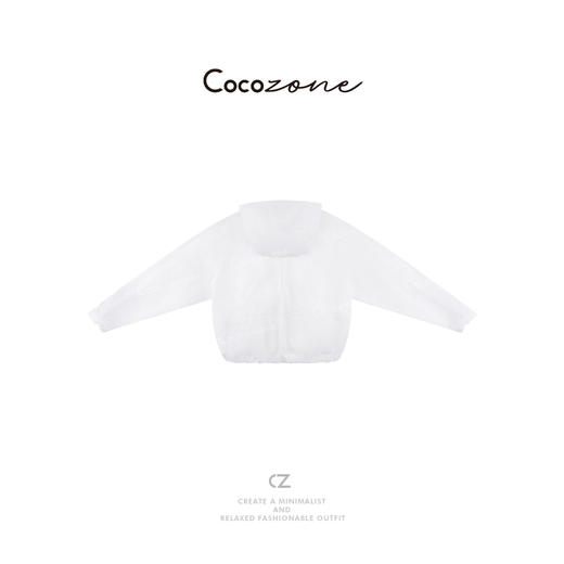COCO ZONE 刘一一25春季新款时尚休闲连帽百搭女式外套CD1A0452 商品图1