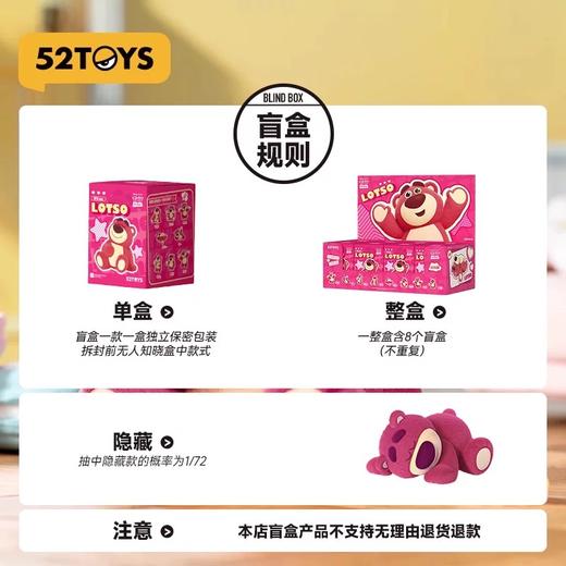 玩具总动员-草莓熊系列潮流盲盒手办摆件 商品图7