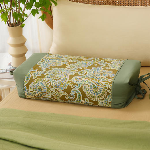 嫩芽新绿系列麦壳调节枕头护颈椎助睡眠专用荞麦皮成人睡觉家用单人 商品图4