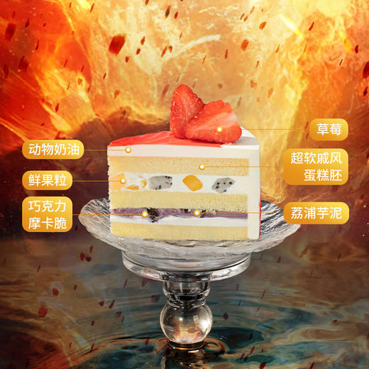 【哪吒闹海】爆款IP联名生日蛋糕，每一代孩子心中都有一位少年英雄，哪吒闹海再现传奇！ 商品图3