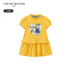 TeenieWeenie Kids小熊童装女宝宝泡泡袖短袖印花连衣裙T0OM256367I 商品缩略图3