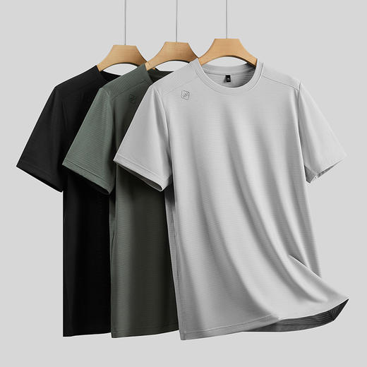 【棉质】【DKP】大依优型大码圆领短袖T恤轻奢休闲短袖男宽松T恤上衣胖子半袖 商品图6