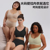 【尚比妮大码内衣女巨包容提拉聚拢文胸】胖MM专属无痕U型美背胸罩 超薄舒适无钢圈款W2536 商品缩略图1
