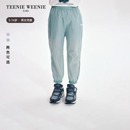 TeenieWeenie Kids小熊童装夏季男女童网纱拼接防晒长裤TKTC256484N 商品图0