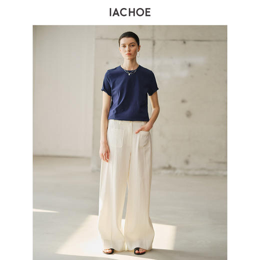 棉仓3621501016-IACHOE破缝T恤 商品图3