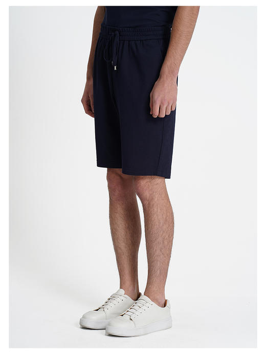 callisto藏青棉混纺休闲短裤 商品图3