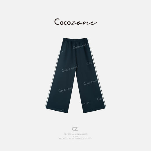 COCO ZONE 刘一一 2025简约通勤风百搭松紧腰休闲裤CD2A0709 商品图1