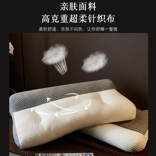 自然醒特优圆柱反牵引舒颈枕枕头枕芯护颈椎专用枕成人家用深度助睡眠学生宿舍抗疲劳XK 商品图1