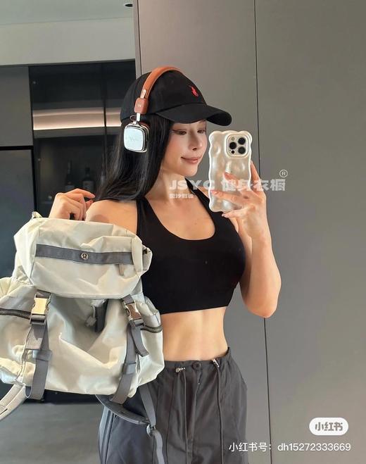 lululemon露露乐蒙Wunderlust抽绳卡扣闭合设计便捷收纳尼龙双肩包（MT） 商品图13