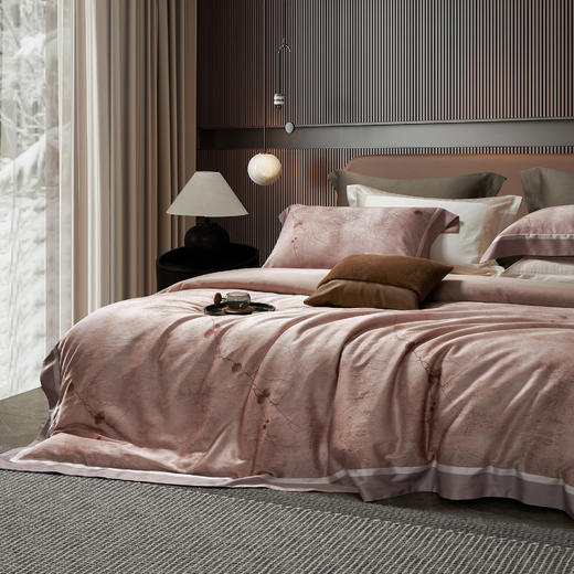 如意缎四件套-梅舞轻影  80S天丝棉×贡缎工艺 商品图1