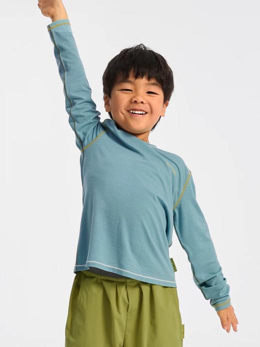 OUTnABOUT出门走走 25ss儿童美丽诺羊毛CoolMAX运动长袖T恤 商品图0