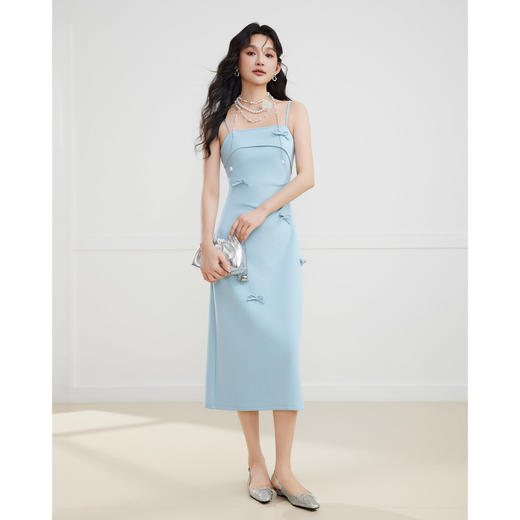 IEF/爱依服2025夏季 法式甜美温柔小女人气质度假风吊带中裙DW42905- 商品图2