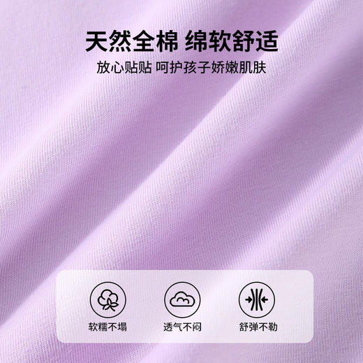 【两件套 带安全内衬】【90-140】【精典泰迪】女童夏季短袖短裙子套装 商品图3