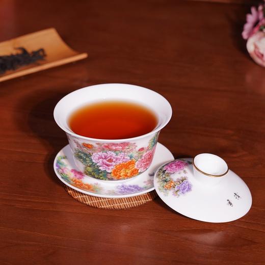 【明孝陵博物馆馆藏】《国色天香》重工粉彩茶具套装 牡丹大王张松茂、粉彩女王徐亚凤双大师联袂之作 商品图5