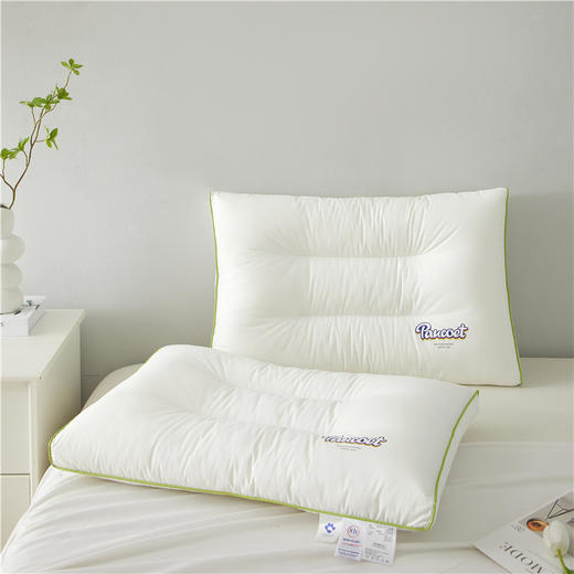 自然醒A类全棉元气彩虹枕头枕芯一对学生宿舍男女超柔软整头羽绒枕护颈椎助睡眠家用单人XK 商品图14