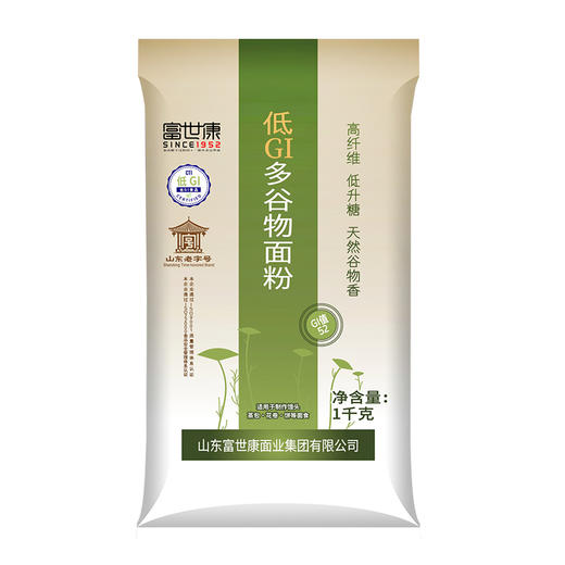 富世康低GI面粉1kg/袋 杂粮全麦面粉粗粮烘焙 商品图4