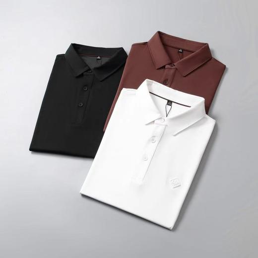 夏季新款高品质莫代尔顺滑亲肤舒适休闲翻领polo衫男士上衣   YH-Y-T25132* 商品图0