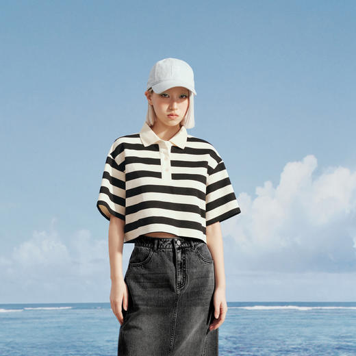 【商场同款】麦檬夏薄T恤4F5201071Q 商品图0