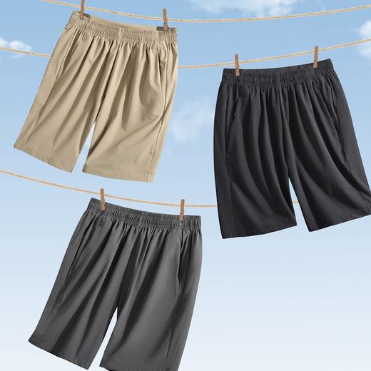 【冰丝弹力】【DK】大依优型大码男装短裤五分裤中裤弹力加肥加大大号短裤运动男士胖子 商品图3