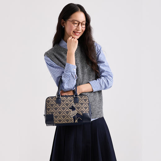 大英博物馆 盖亚.安德森猫系列 提花托特包 枕头包 大容量单肩包 商品图4