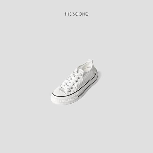 THESOONG"超好穿网网鞋"经典网布舒适透气百搭系带帆布鞋HWXZ6749 商品图7