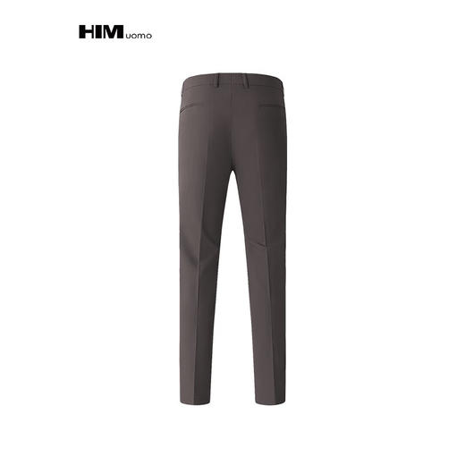 HIM漢崇  修身微弹精纺面料西裤男 商务通勤正装纯色长裤 2025秋季 商品图1