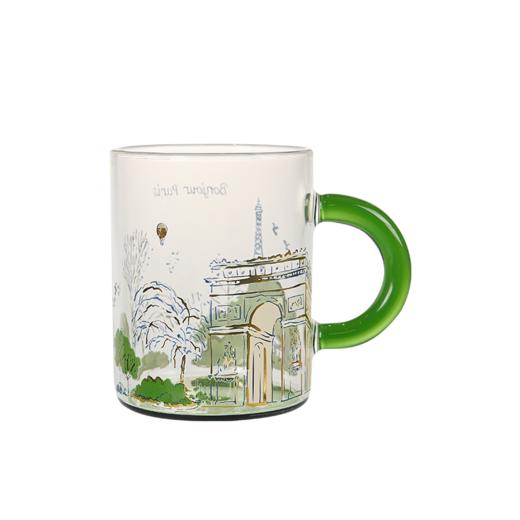 大英博物馆 城市系列 漫步巴黎把手 玻璃杯 商品图5
