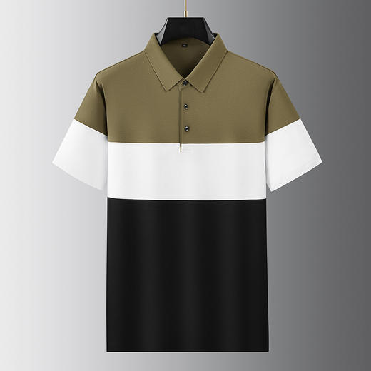 【纯棉】【DDA】大依优型大码短袖POLO衫男夏季加大码高端翻领半袖男士休闲时尚体恤 商品图2
