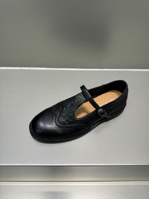 牛皮平底中口雕花乐福鞋！女款2025新款英伦风单鞋皮带扣小皮鞋女鞋！ 商品图9