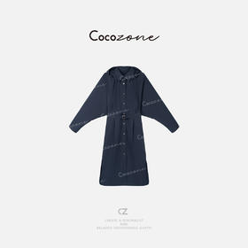 COCO ZONE 刘一一2025新款高级感蝙蝠袖收腰长款外套ACD1A0504