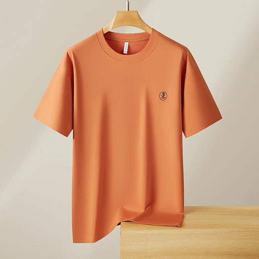 【精梳棉】【DX】大依优型大码短袖T恤圆领时尚潮流宽松潮牌加肥加大上衣男士半袖打底 商品图6