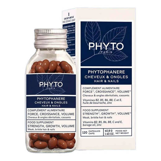 【跨境】法国PHYTO发朵  护发营养胶囊120粒/瓶  男女成人养护发甲滋养 商品图2