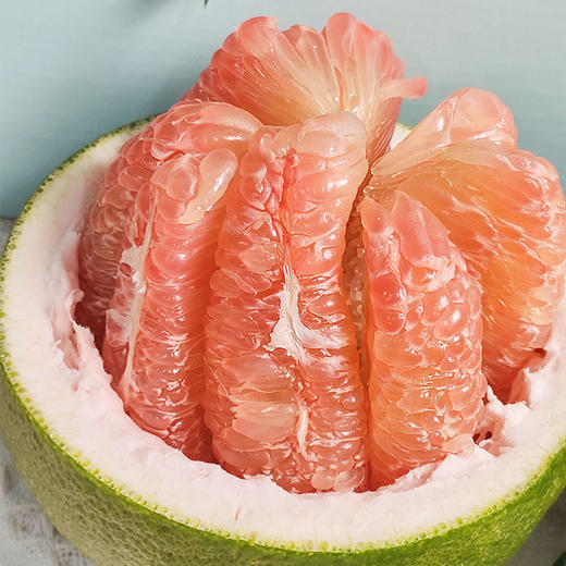 泰国新鲜直采，原生态种植【泰国金柚】绿皮红心  口感爆汁 纯甜蜜柚  商品图0