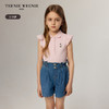 TeenieWeenie Kids小熊童装春夏女童可爱蕾丝飞袖Polo衫TKHA256345N 商品缩略图1