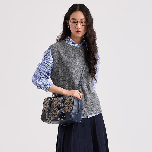 大英博物馆 盖亚.安德森猫系列 提花托特包 枕头包 大容量单肩包 商品图3