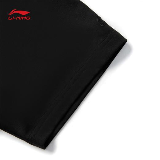 李宁运动潮流系列女子吸湿排汗舒适干爽宽松短袖文化衫AHSV194 商品图7